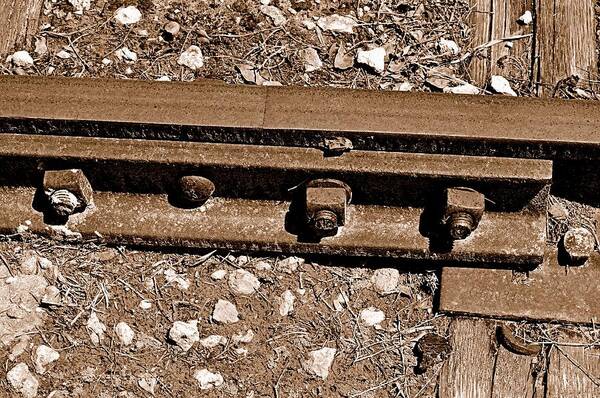 Railroad Art Print featuring the photograph Railroad Track by Andres LaBrada