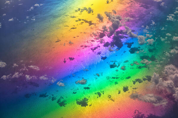 Rainbow Art Print featuring the photograph Rainbow ocean by Eti Reid