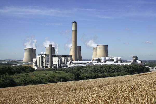 Europe Art Print featuring the photograph Ratcliffe power station by Science Photo Library