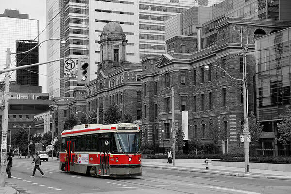 Streetcar Art Print featuring the photograph Red Rocket 36c by Andrew Fare