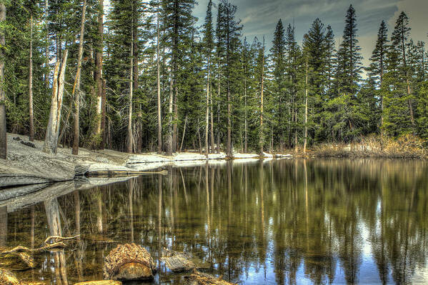 Carson Spur Art Print featuring the photograph reflecting pond Carson Spur by SC Heffner