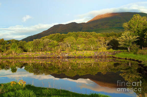 Reflections Art Print featuring the photograph Reflections on Loch Etive by Bel Menpes