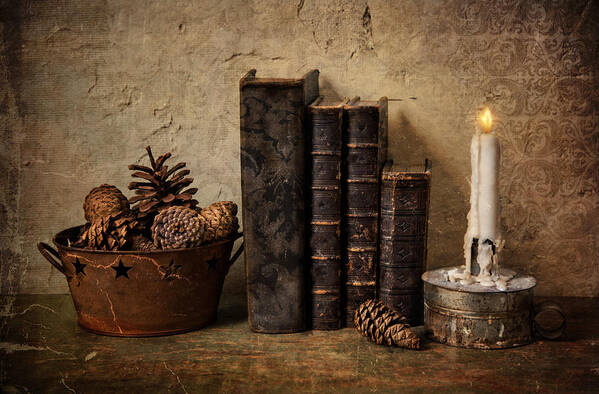 Books Art Print featuring the photograph Remnants by Robin-Lee Vieira