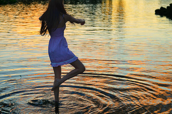 Dance Art Print featuring the photograph Riverdance by Laura Fasulo