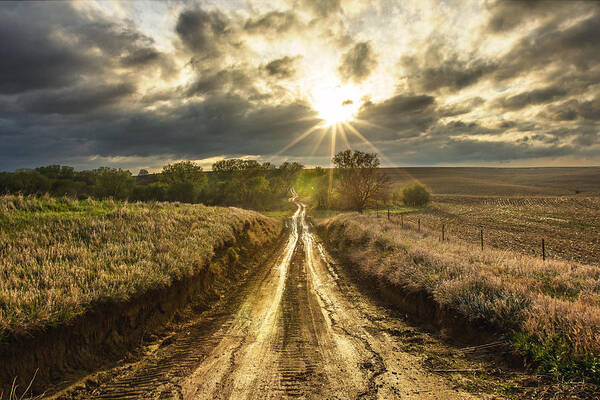 Road To Nowhere Art Print featuring the photograph Road to Nowhere by Aaron J Groen