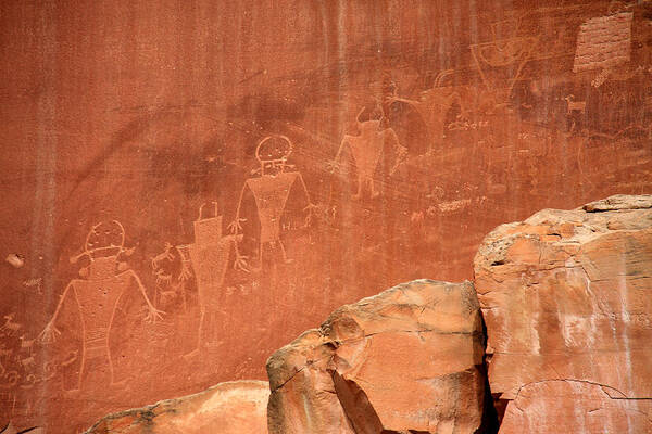 Utah Art Print featuring the photograph Rock Art by Aidan Moran