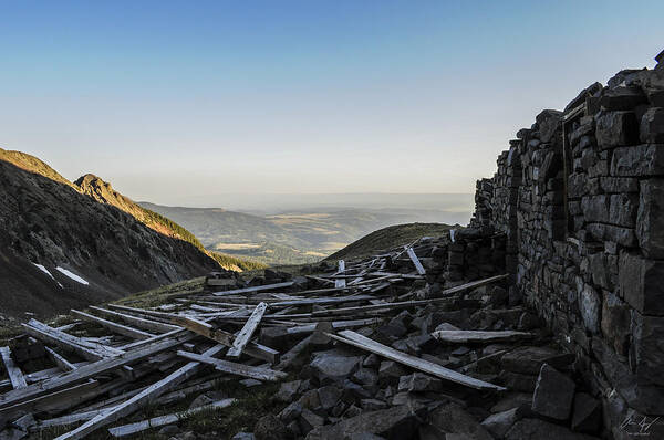 Rock Art Print featuring the photograph Rock of Ages Ruins by Aaron Spong