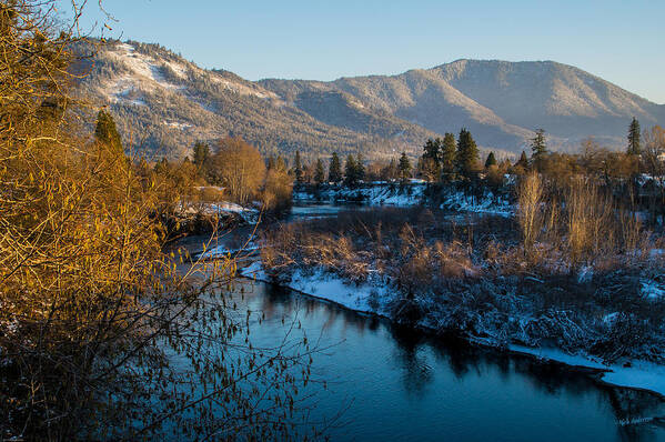 Rogue River Art Print featuring the photograph Rogue River Winter by Mick Anderson