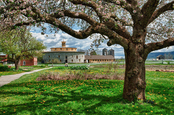 Barn Art Print featuring the photograph Round Barn by Fred LeBlanc