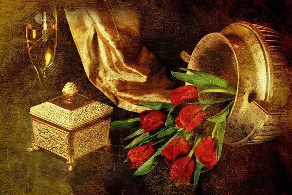 Classic Table Top Still Life Art Print featuring the photograph Royalty by Diana Angstadt