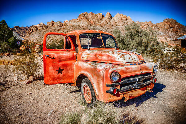 Rusted Art Print featuring the photograph Rusted Classics - Job Rated by Mark Rogers