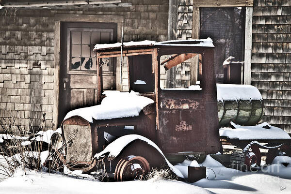 Truck Art Print featuring the photograph Rusty Truck by Alana Ranney