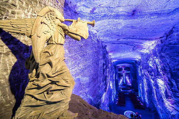 Angel Art Print featuring the photograph Salt Cathedral Angel by Jess Kraft