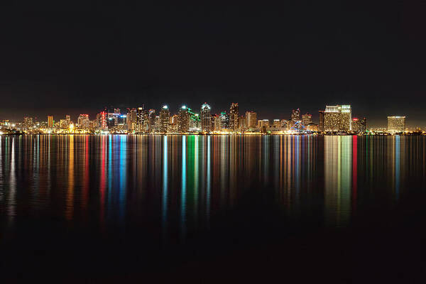 San Diego Art Print featuring the photograph San Diego Reflections by Mark Whitt