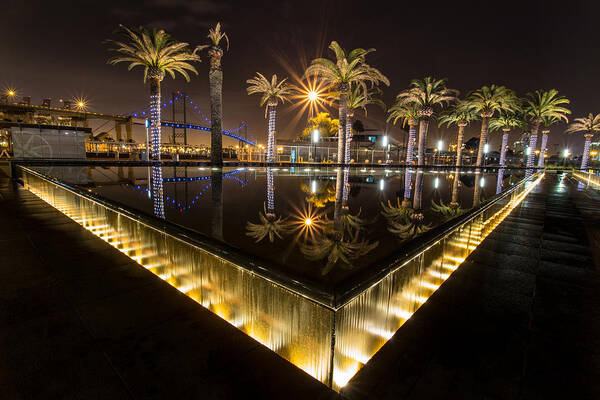 Fountains Art Print featuring the photograph San Pedro Fountains by Tassanee Angiolillo