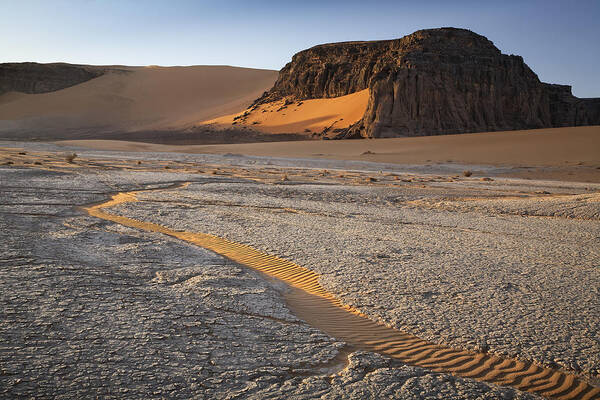 Desert Art Print featuring the photograph Sandy creek by Dominique Dubied