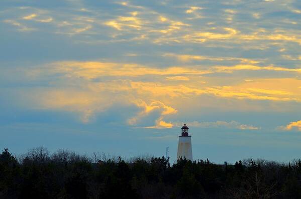 Sandy Hook Art Print featuring the photograph Sandy Hook Twilight by Steven Richman