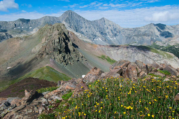 Sangre De Cristos Art Print featuring the photograph Sangre de Cristos and Blanca Peak by Cascade Colors