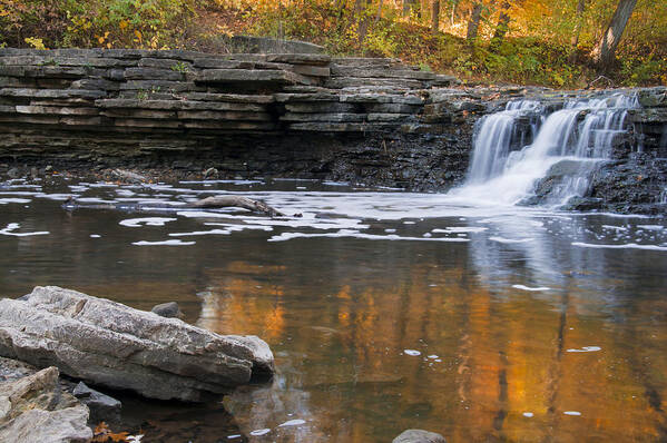 Autumn Art Print featuring the photograph Sawmill Creek 3 by Larry Bohlin