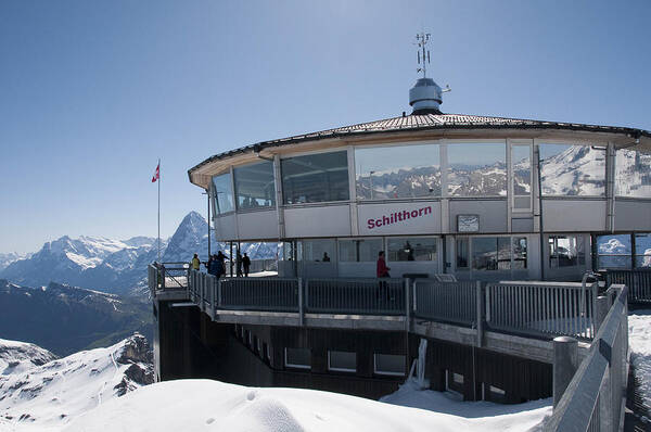 Switzerland Alps Photographs Art Print featuring the photograph Schilthorn by David Yack