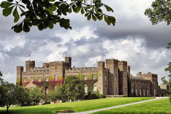 Scone Art Print featuring the photograph Scone Palace in Scotland by Jason Politte