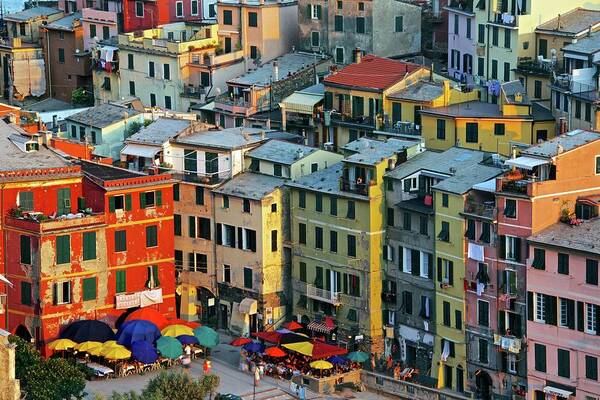 Tranquility Art Print featuring the photograph Sea Front, Vernazza by Trevor Cole Alternative Visions Photography