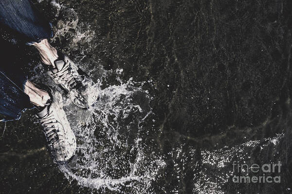 Water Art Print featuring the photograph Seas of freedom by Jorgo Photography