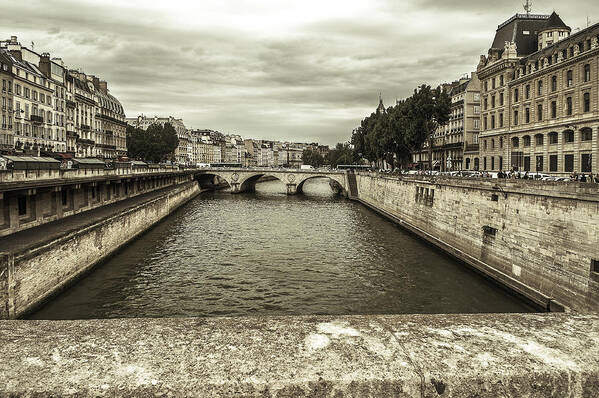 Europe Art Print featuring the photograph Seine by Sergey Simanovsky