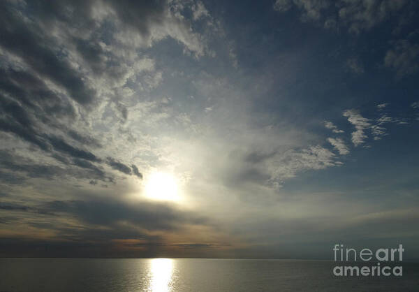 Drama Art Print featuring the photograph Serenity Sunset by Joseph Baril