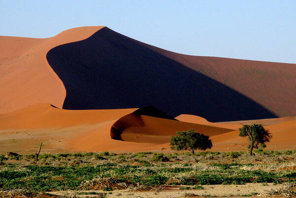 Sossusvlei Art Print featuring the photograph Shadowplay by Doug Matthews