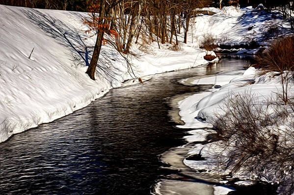 River Art Print featuring the photograph Shawsheen River by Tricia Marchlik