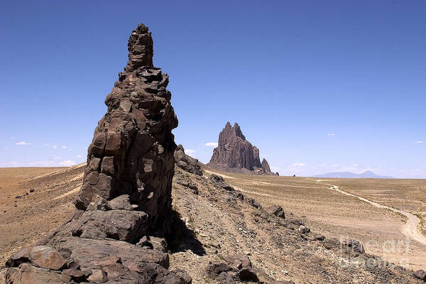 Shiprock Art Print featuring the photograph Shiprock - New Mexico by Steven Ralser
