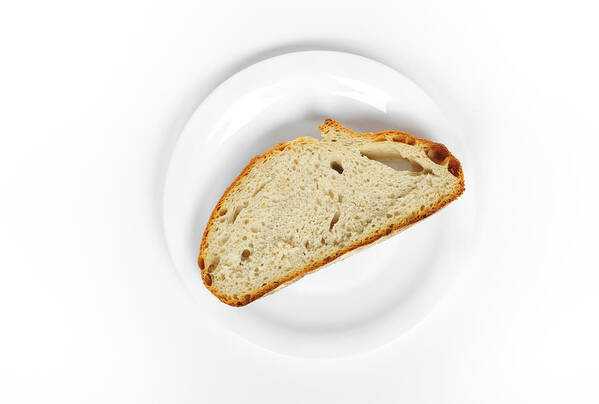 Bread Art Print featuring the photograph Slice of bread by Matthias Hauser