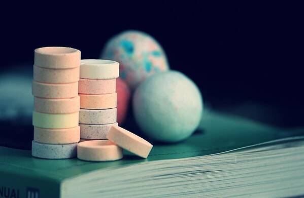 Still Life Art Print featuring the photograph Smarties Candies by Ester McGuire
