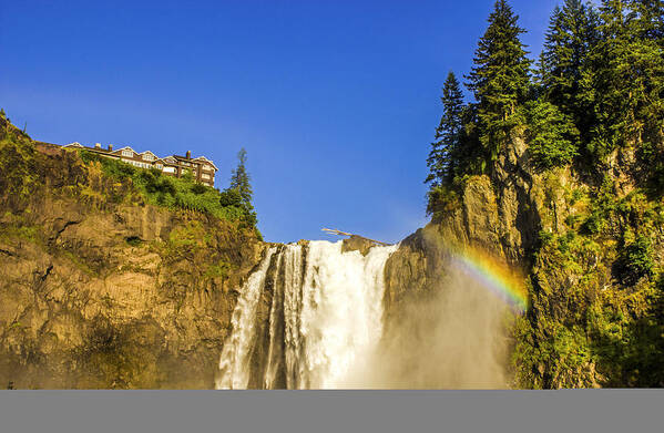 Snoqualmie Falls Art Print featuring the photograph Snoqualmie Falls 2 by Calazone's Flics