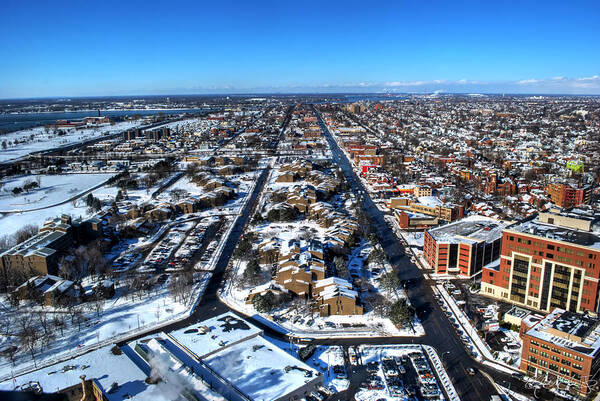 Winter Art Print featuring the photograph Snowy West Side Winter 2013 by Michael Frank Jr