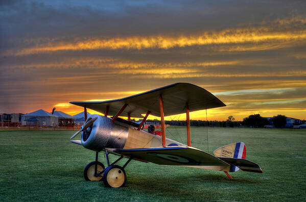 Sopwith Art Print featuring the photograph Sopwith Sunset by David Hart