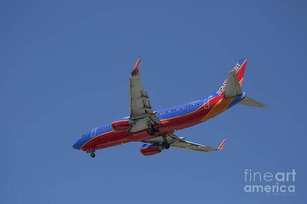 Flight Art Print featuring the photograph Southwest 04 by D Wallace