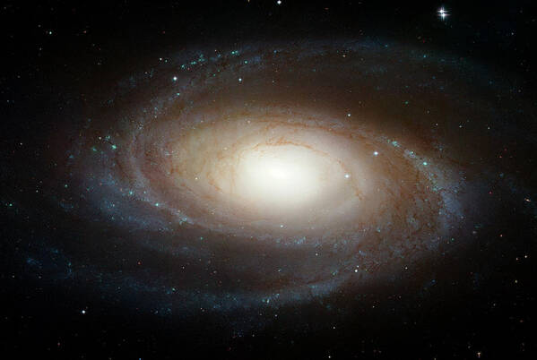 M81 Art Print featuring the photograph Spiral Galaxy M81 by Nasa/esa/stsci/science Photo Library