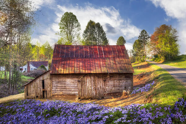 Appalachia Art Print featuring the photograph Springtime on the Farm by Debra and Dave Vanderlaan