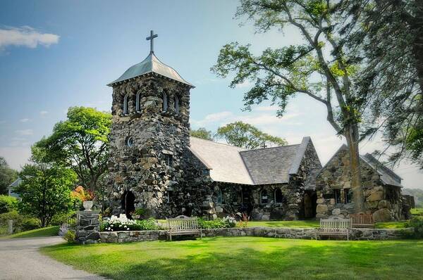 Church Art Print featuring the photograph St. Ann's Episcopal Church by Diana Angstadt