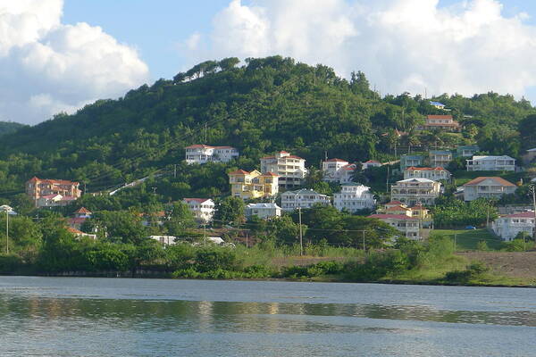  Art Print featuring the photograph St. Lucia - Cruise View by Nora Boghossian