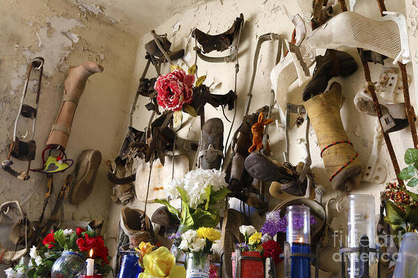 St Roch Cemetery Photos Art Print featuring the photograph New Orleans St Roch Cemetery by Luana K Perez