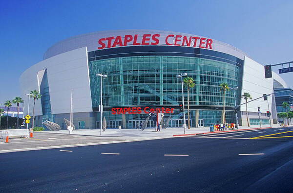 Photography Art Print featuring the photograph Staples Center, Home To The Nbas Los by Panoramic Images