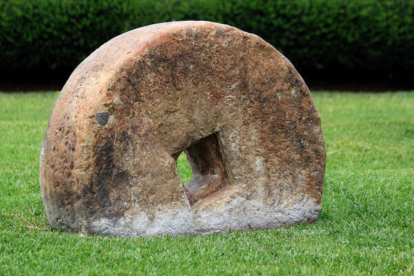 Stone Wheel Art Print featuring the photograph Stone Wheel by Shane Bechler