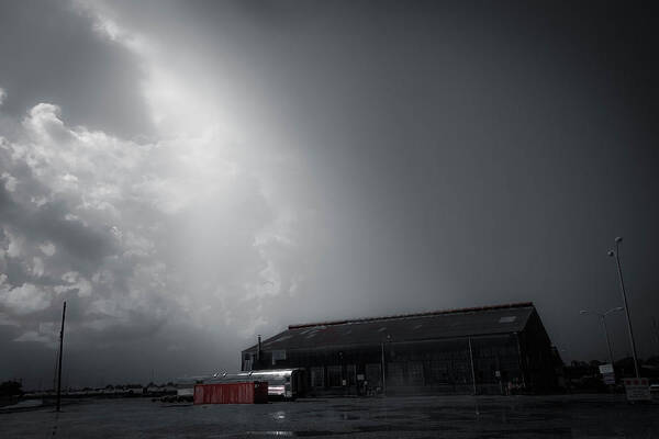New Orleans Art Print featuring the photograph Storm Clouds Off Airline Highway in New Orleans by Louis Maistros