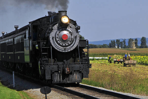 Strasburg Railroad Art Print featuring the photograph Strasburg Railroad 2 by Dan Myers