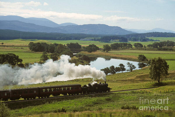 Strathspey Railway Art Print featuring the photograph The Strathspey Railway by Phil Banks