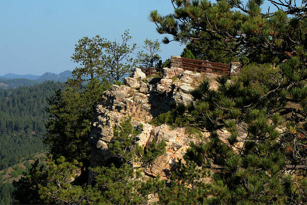 Dakota Art Print featuring the photograph Stratobowl Overlook by Greni Graph