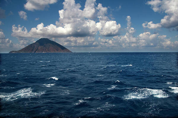Tranquility Art Print featuring the photograph Stromboli Volcano by Mitch Diamond